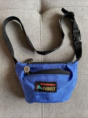 Everest Blue Canvas Men's Waist Bag / Fanny Pack